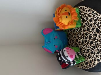 Cubes animaux de la forêt tropicale Boîte à empiler en tissu