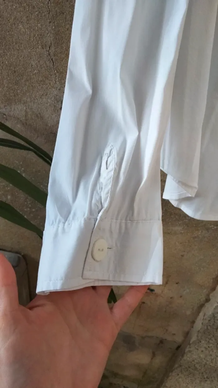 Chemise blanche transparente Yuka taille 40/42 - photo numéro 5