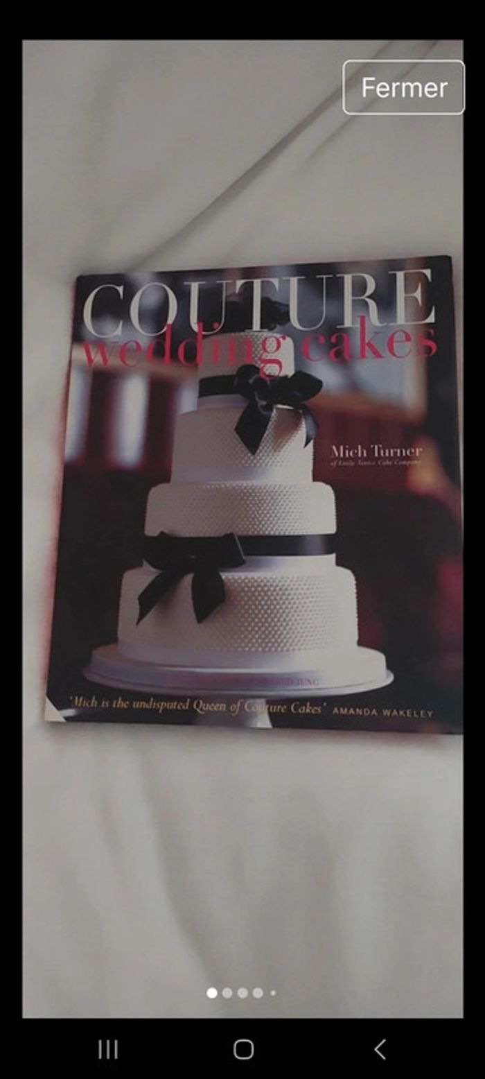 Livre Couture Wedding Cakes
de Mich Turner