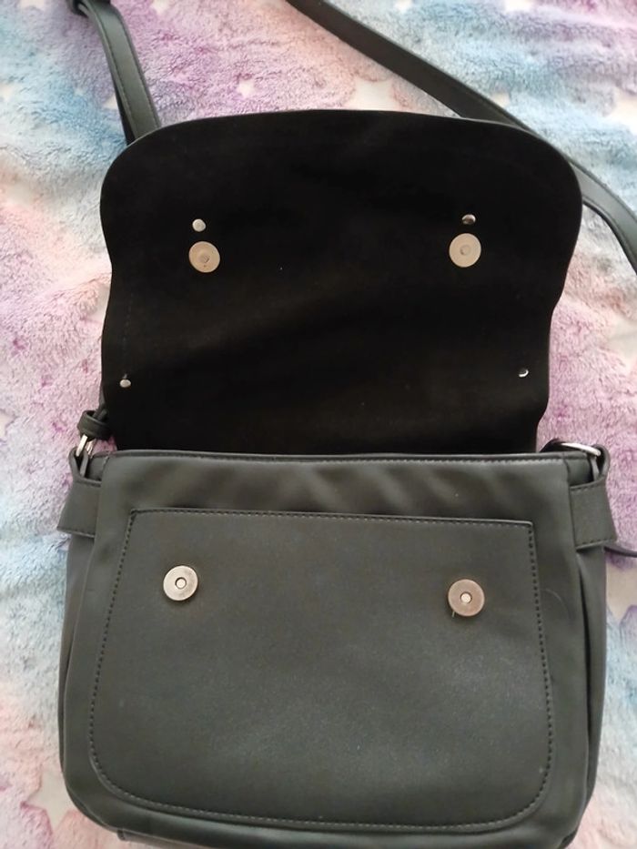 Sac à main bandoulière noir MOA - photo numéro 9