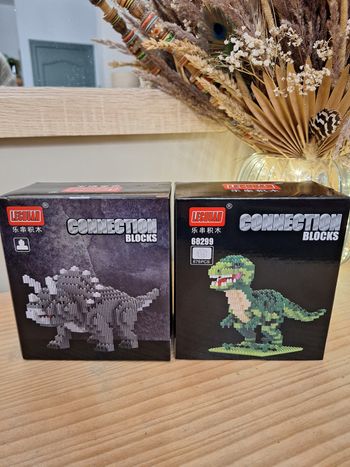 Jeu de construction dinosaures style lego