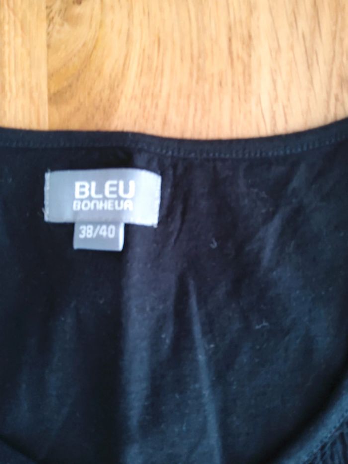 Débardeur noir encolure dentelle - photo numéro 3