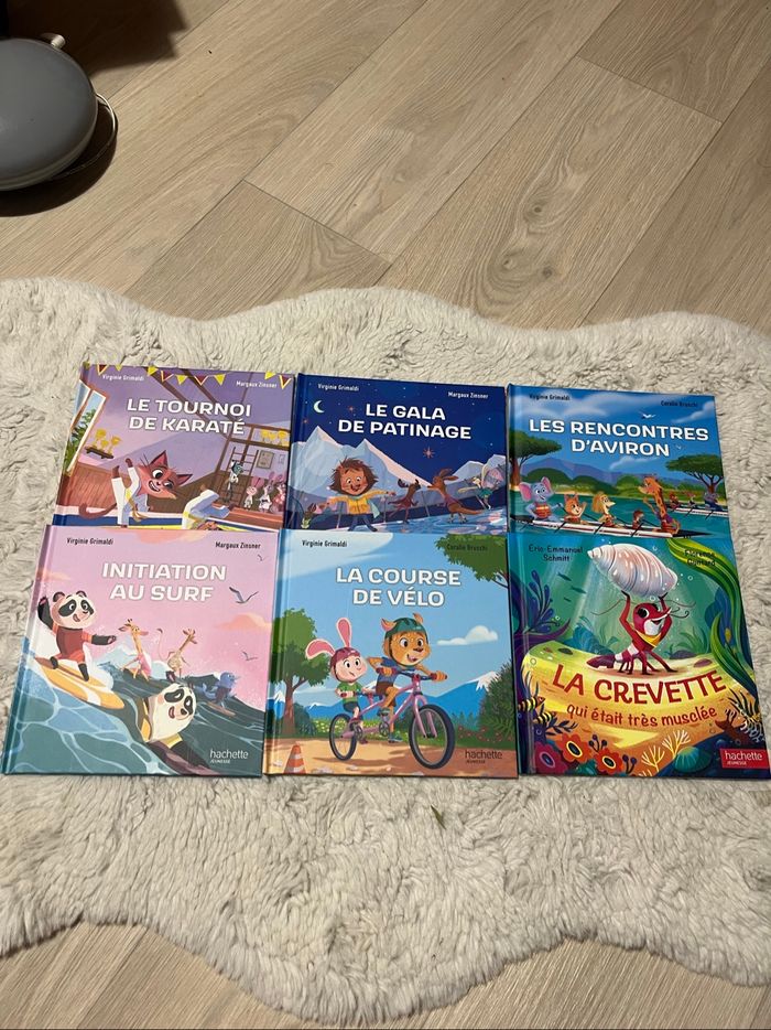Lot de 5 livre esprit sportif possible à l’unité