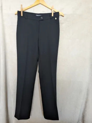 Pantalon droit souple Rinascimento - marine/noir
