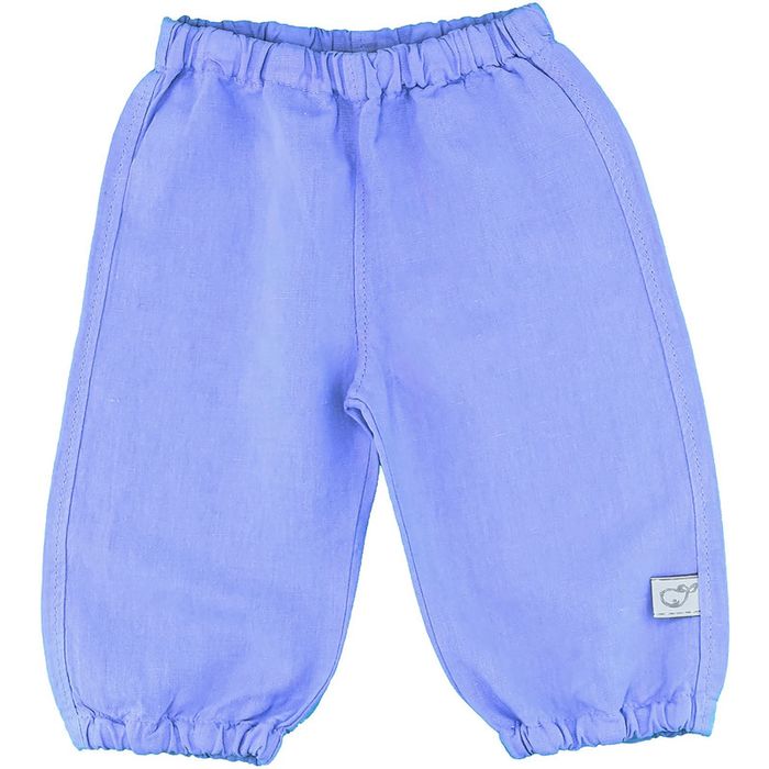 Pantalon 6 mois en lin et coton Le phare de la baleine