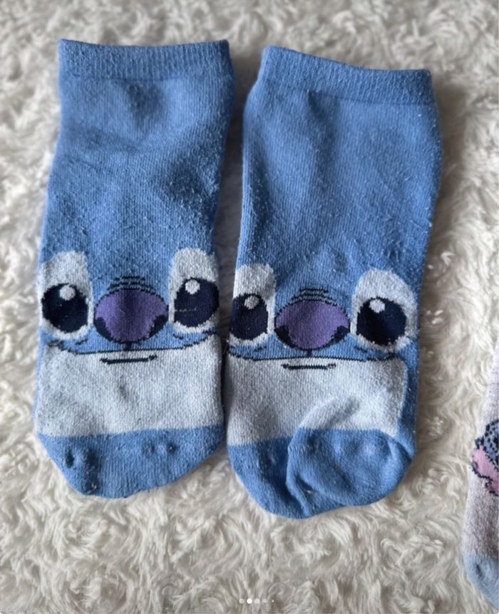 Lot de deux paires de chaussettes stitch - photo numéro 2