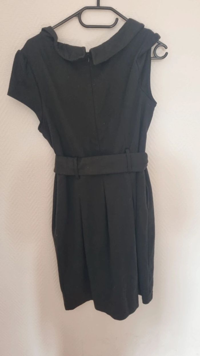 Robe noir avec ceinture - photo numéro 5