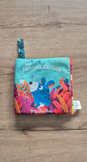 Livre tissus d'activités Mes animaux rigolos