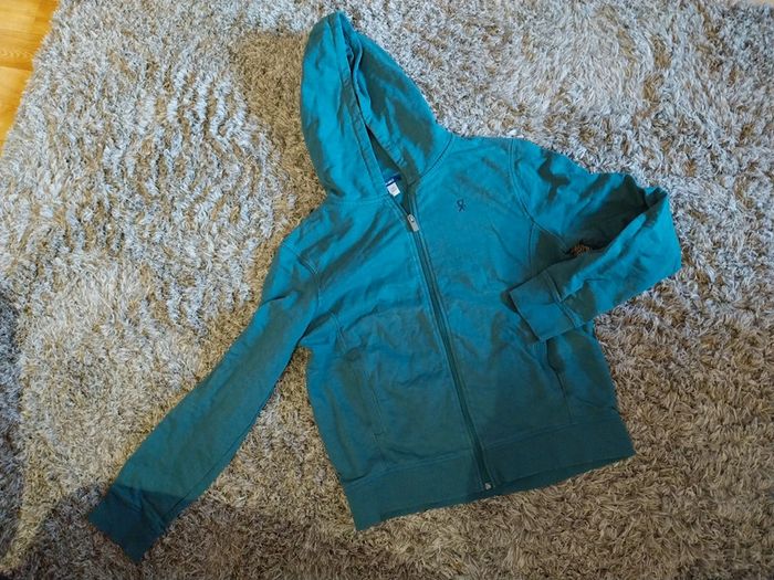 Sweat zip taille 14ans