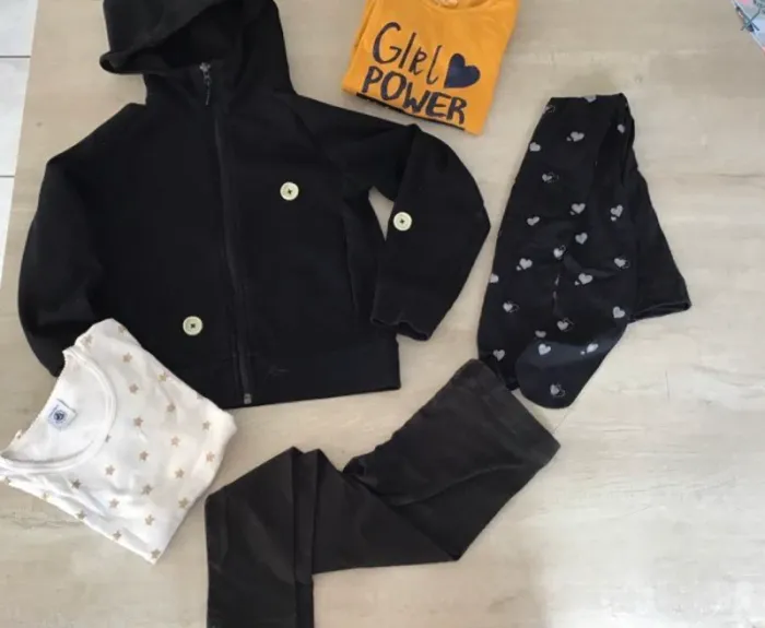 Lot vêtements fille mode
