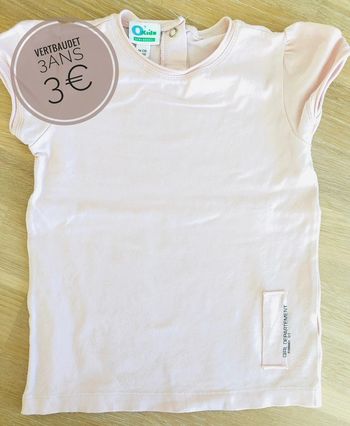 Tee-shirt Vertbaudet rose en 3ans