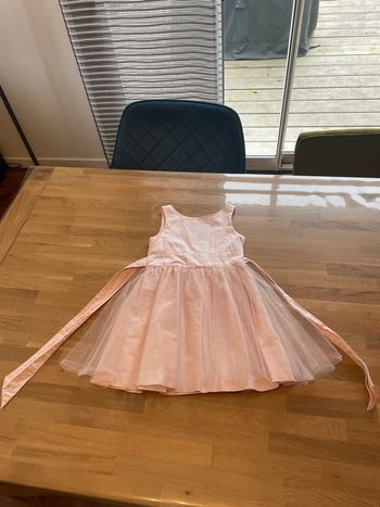 Robe cérémonie tulle dos nu 