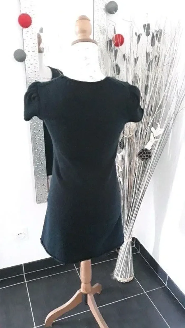 Robe pull noir - photo numéro 2