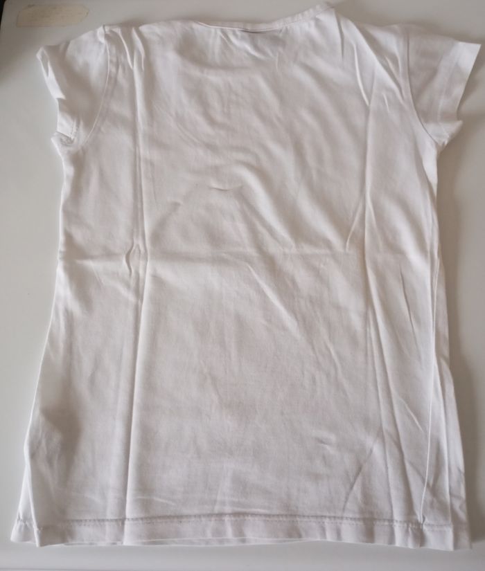 2 Tee shirt. 8 ans .Coton .  Rose et blanc . Disney Zootopie . Très bon état - photo numéro 8