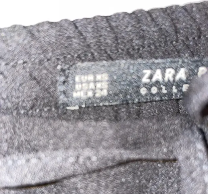 Pantalon noir fluide taille XS - Zara Basic - photo numéro 3