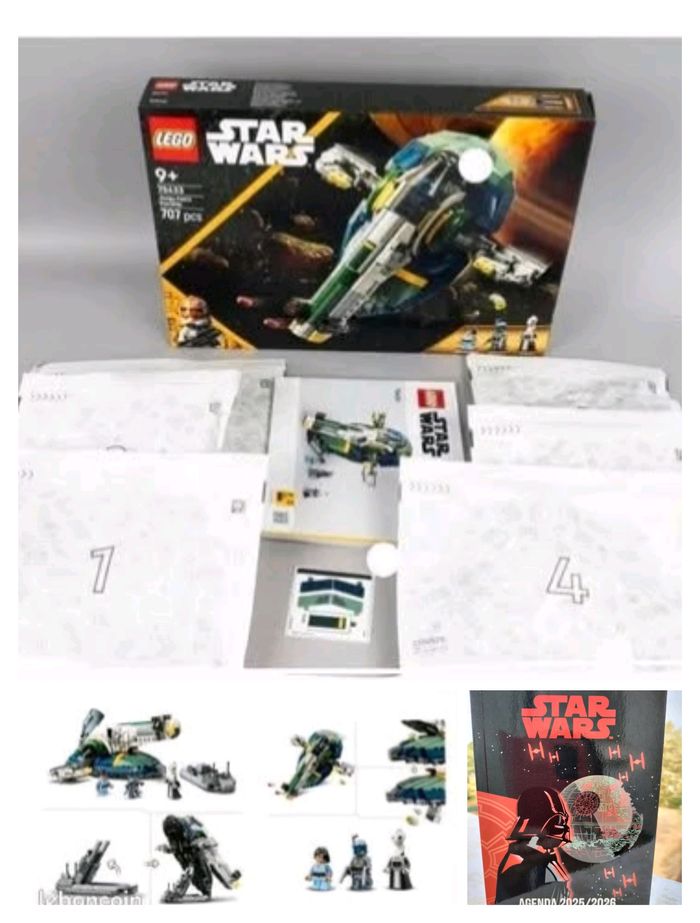 Lego star wars le vaisseau Jango fett et agenda - photo numéro 2