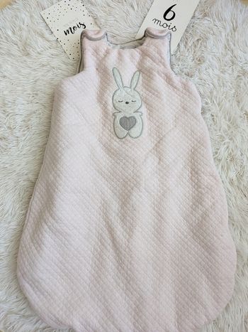 Gigoteuse Obaïbi rose poudré matelassée, douce et confortable 🤍