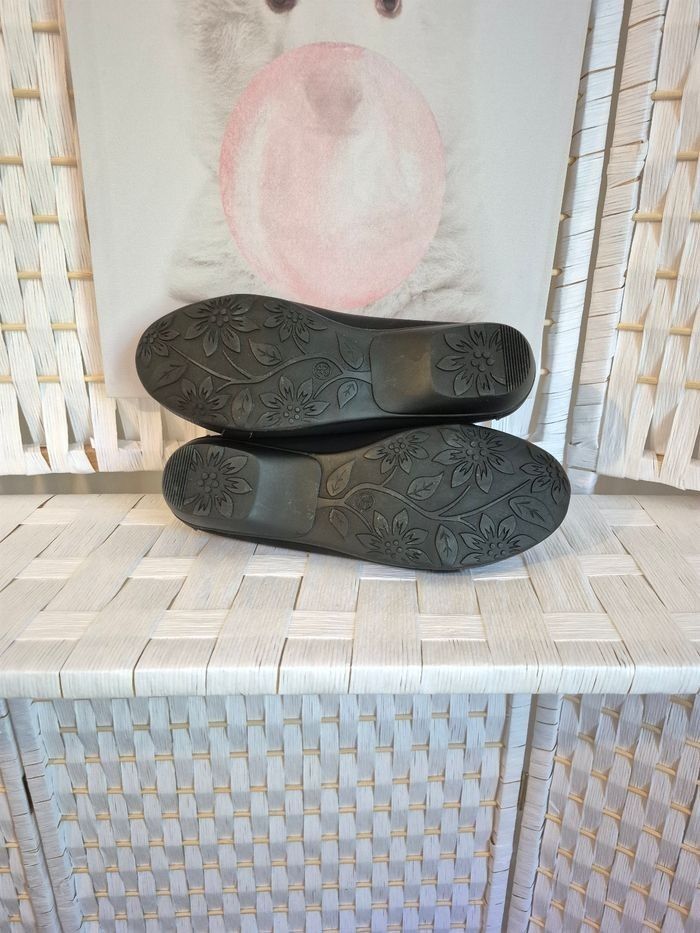 💕Jolie Ballerines noires P38 Comfortissimo - bi-matière chic femme 💕 - photo numéro 10