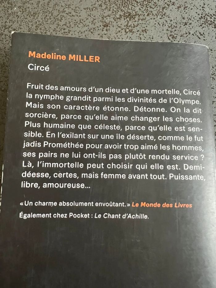 Livre Circé de Madeline Miller - photo numéro 3