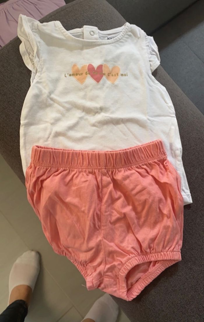 Lot de 3 ensemble été fille en 6 mois - photo numéro 3