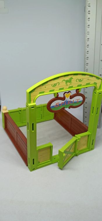 Box vert et marron playmobil