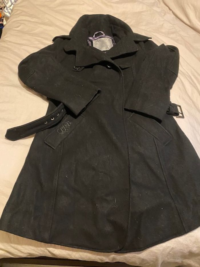 Manteau long noir Les p'tites bombes - photo numéro 2