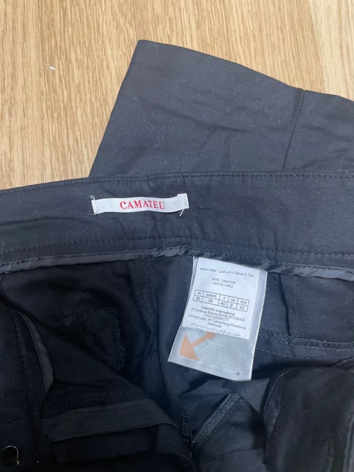 Pantalon noir camaïeu - photo numéro 3