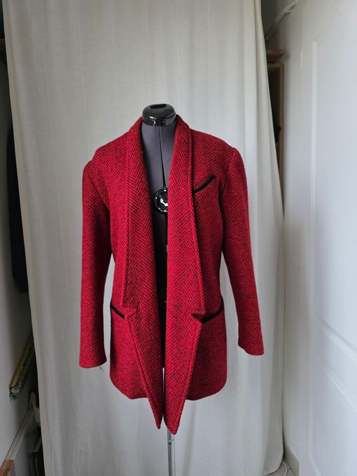 Veste rouge vintage - photo numéro 5