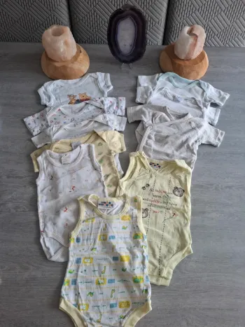 Bodies taille 3 mois - lot de 10