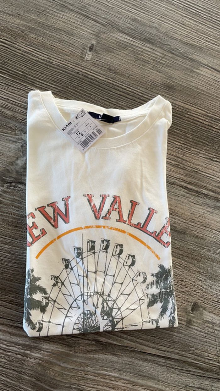 T-shirt Kiabi blanc 12 ans - photo numéro 3