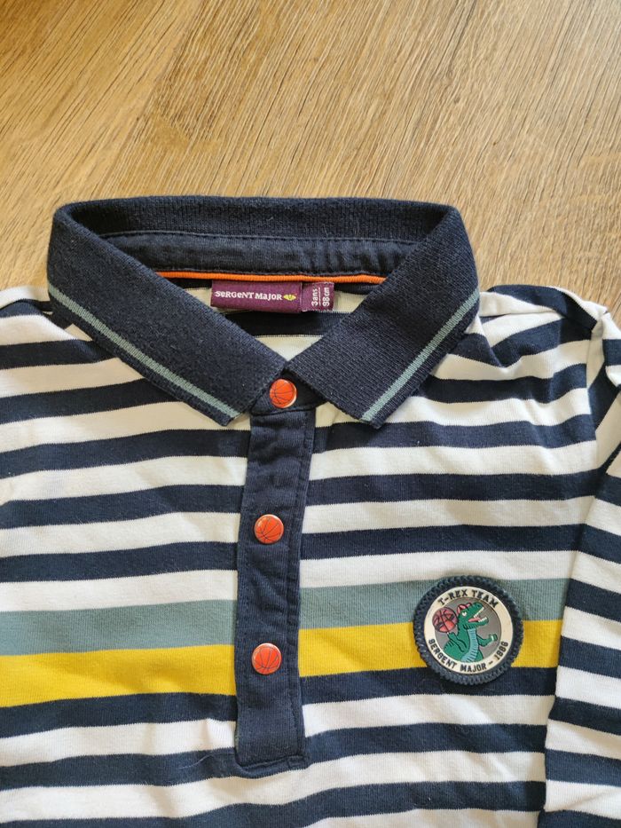 Ensemble 2 pièces thème dino Sergent Major Taille 3 ans - photo numéro 3