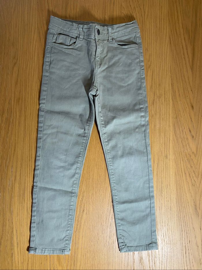 Kiabi Jean slim vert kaki Taille 8 ans - photo numéro 2