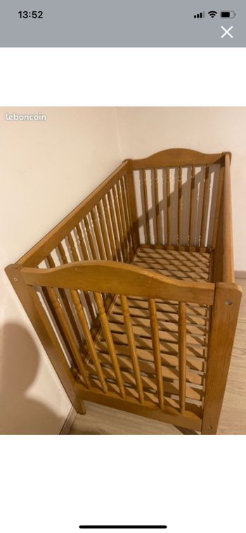 Lit bébé à venir récupérer