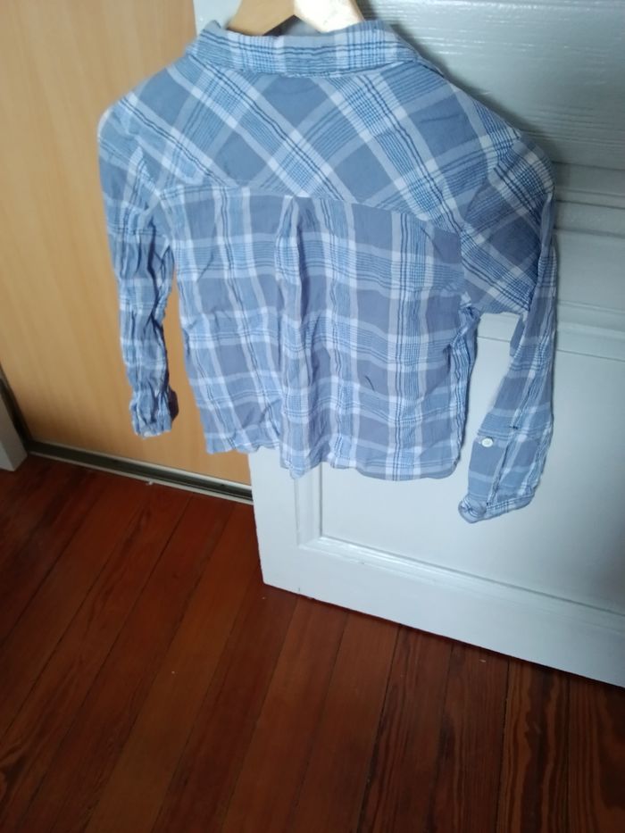 Chemise Primark bleu clair et blanc - photo numéro 3