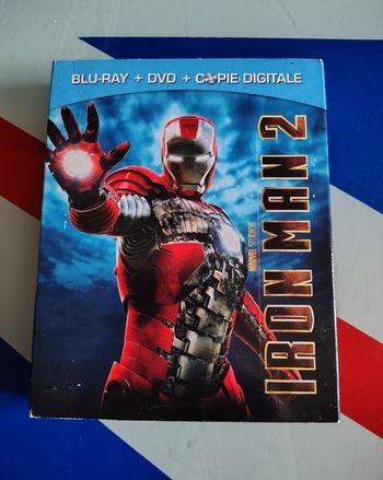 COMBO Blu Ray + DVD Iron Man 2 (Robert Downey Jr, Mickey Rourke)
