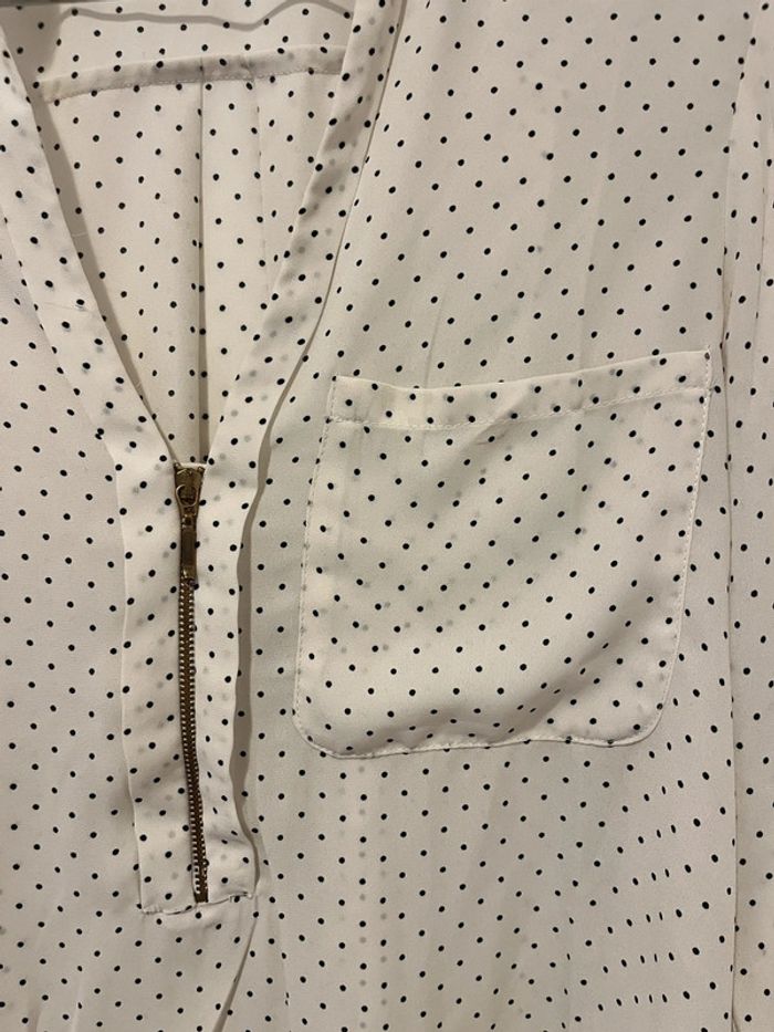 Blouse en voilage Zara - photo numéro 2