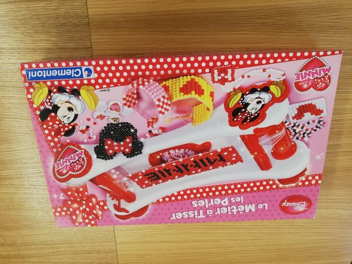 Clementoni - Métier à tisser les perles Minnie Disney