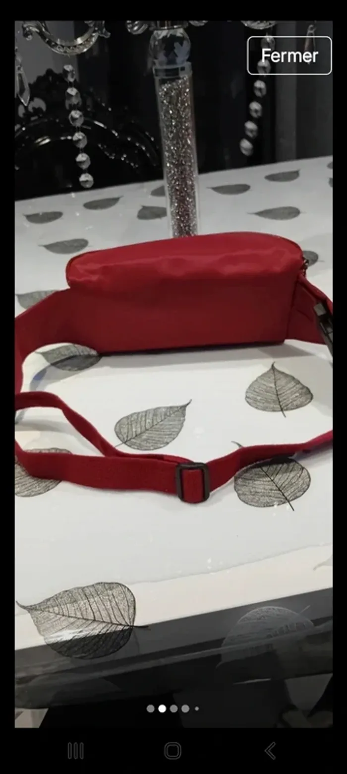 Banane longchamp rouge - photo numéro 2