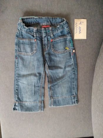 Jeans court pantacourt