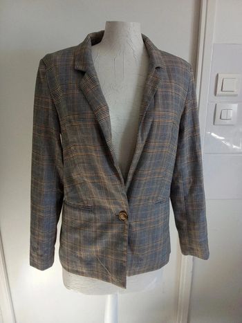 Blazer à carreaux