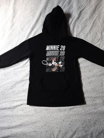 Pull long à capuche fille 6 ans