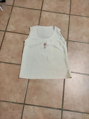 Top femme écru 38