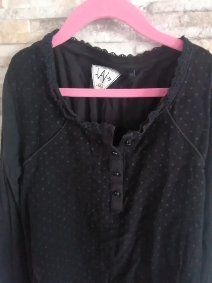 Tee-shirt manches longues IKKS taille 12ans - photo numéro 5