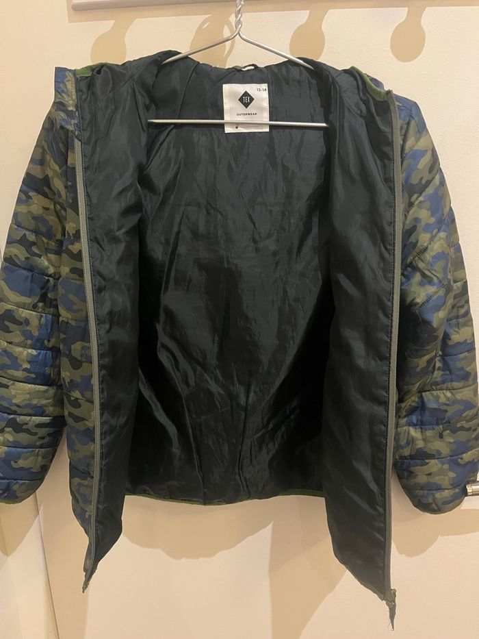Doudoune motif militaire à capuche tex 13-14 ans - photo numéro 3