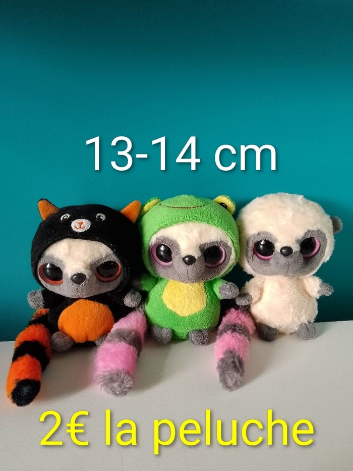 3 petites peluches