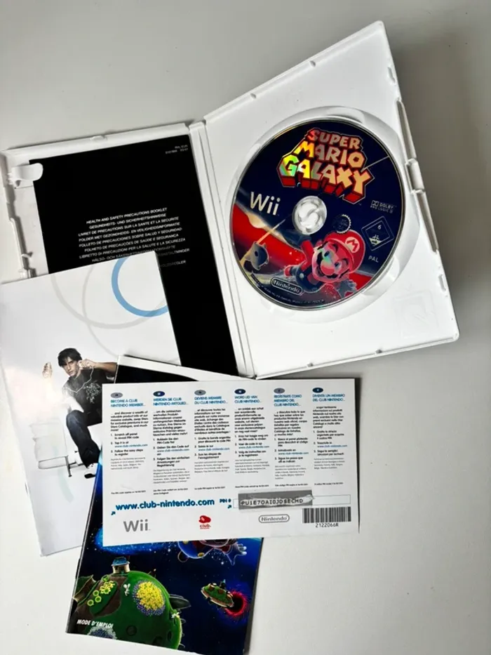 Super Mario galaxy Nintendo wii complet PAL FR - photo numéro 3