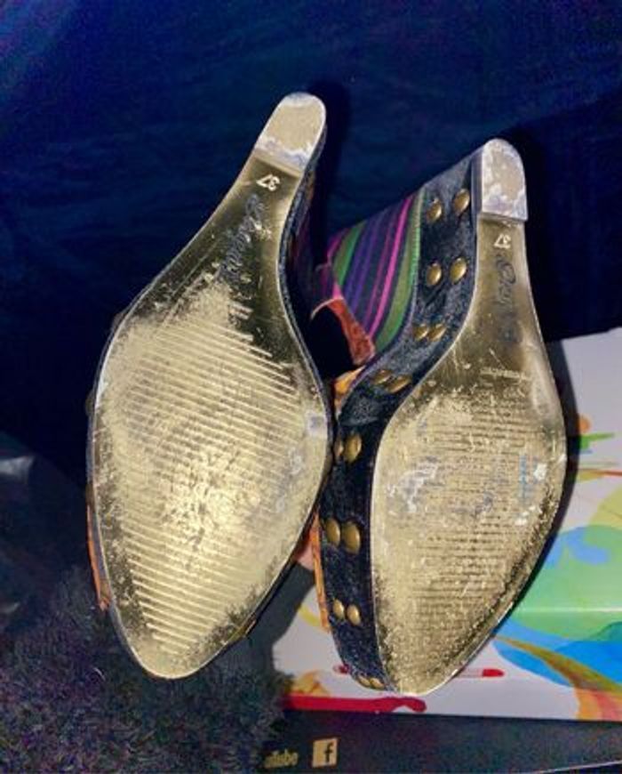 sandales compensées desigual - photo numéro 3