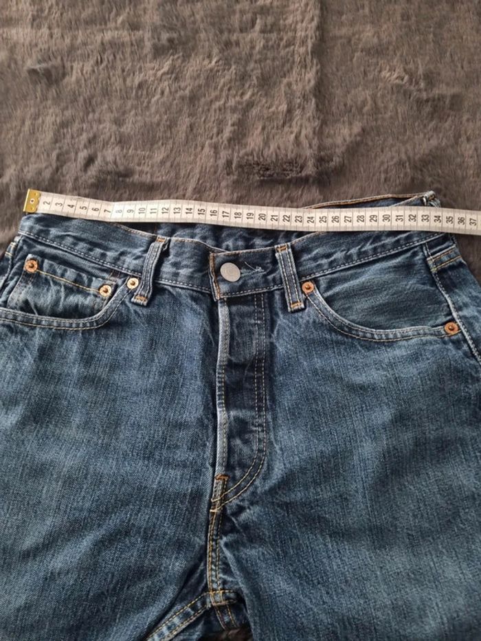Short jeans levis 501 bleu femme - photo numéro 5
