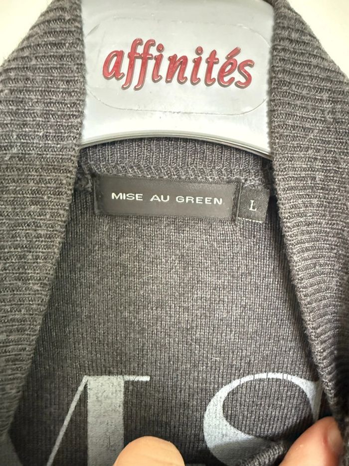 Veste sans manches homme Mise au Green taille L couleur gris très bon état - photo numéro 3