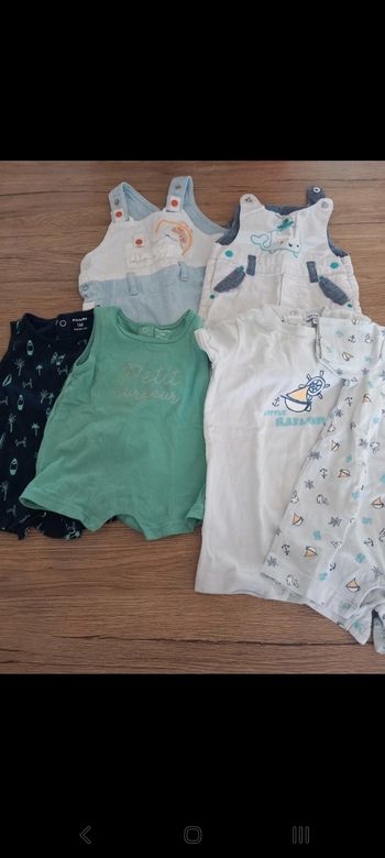 Lots vêtements bébé